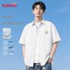 Baleno Men's 2026 Summer Ice Silk Short Sleeve Casual Workwear Shirt