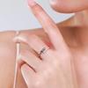Heart-to-heart Ring Women's Personalized Ring Fashion and Simple Two-color Versatile Index Finger Jewelry