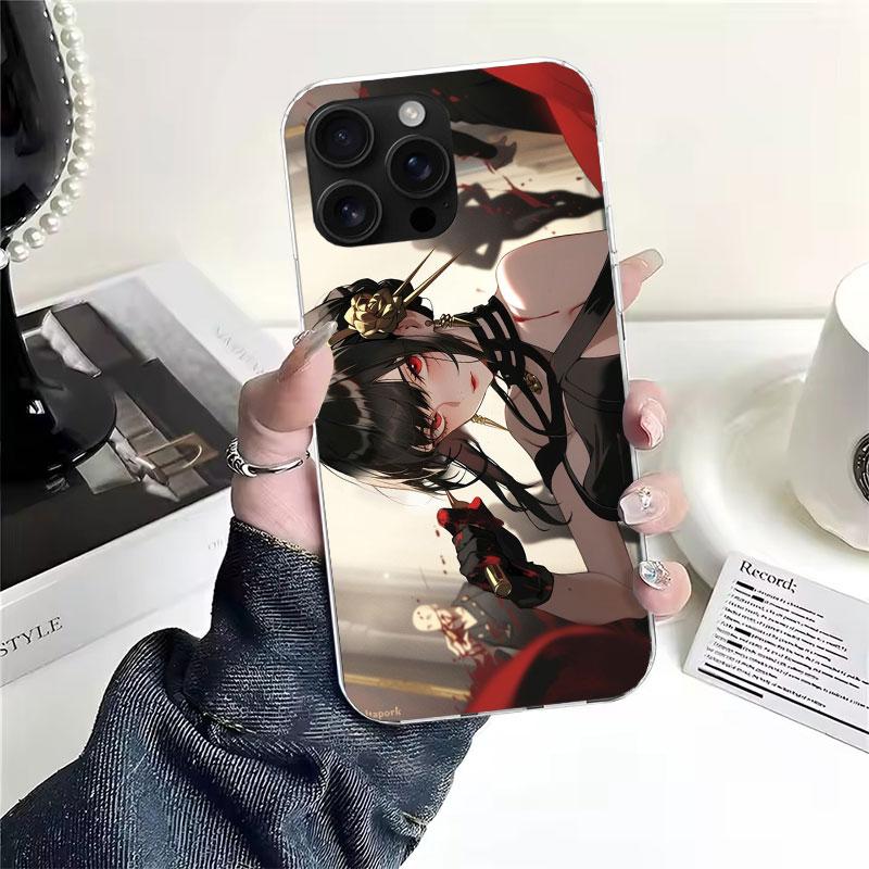 

S-Spy Family Yor F-Forger Soft Phone Case For IPhone 11 17 Air 16E 16 Pro Max 15 + 14 Plus 13 Mini 12 Apple 7 SE 8 Fundas Coque iPhone 13