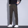 Men's Thermal Velvet Stretch Casual Pants - Thick, Soft, One-Piece Design