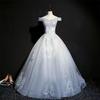 Dames 1011 one-shoulder kleur garen Europees en Amerikaans tutu rokje, solo optreedjurk trouwjurk