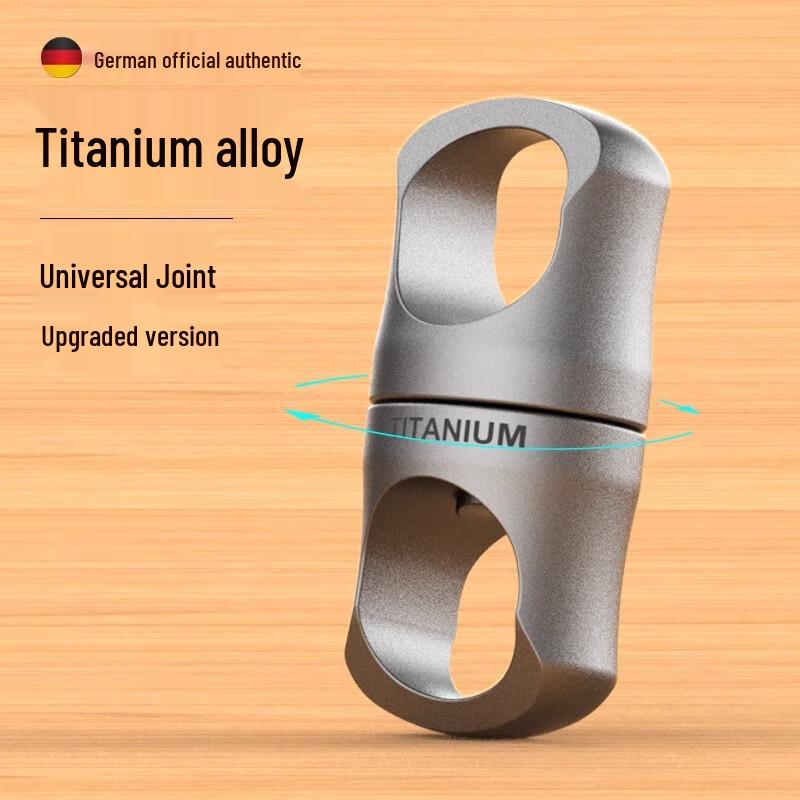 Laiben Titanium Alloy 360° Rotating Car Keychain