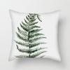 Simple Fresh Leaf Pattern Print Cover Car Sofa Cushion Cover Luxury Home Decoration Cushion Cover