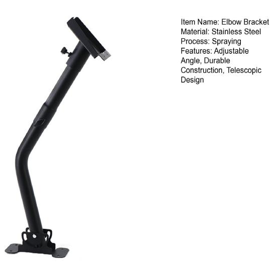Регульований ліктьовий кронштейн для настінного кріплення Starlink 3-го покоління з телескопічним опорним кронштейном. Антикорозійний, вітрозахисний, водонепроникний кронштейн для антени