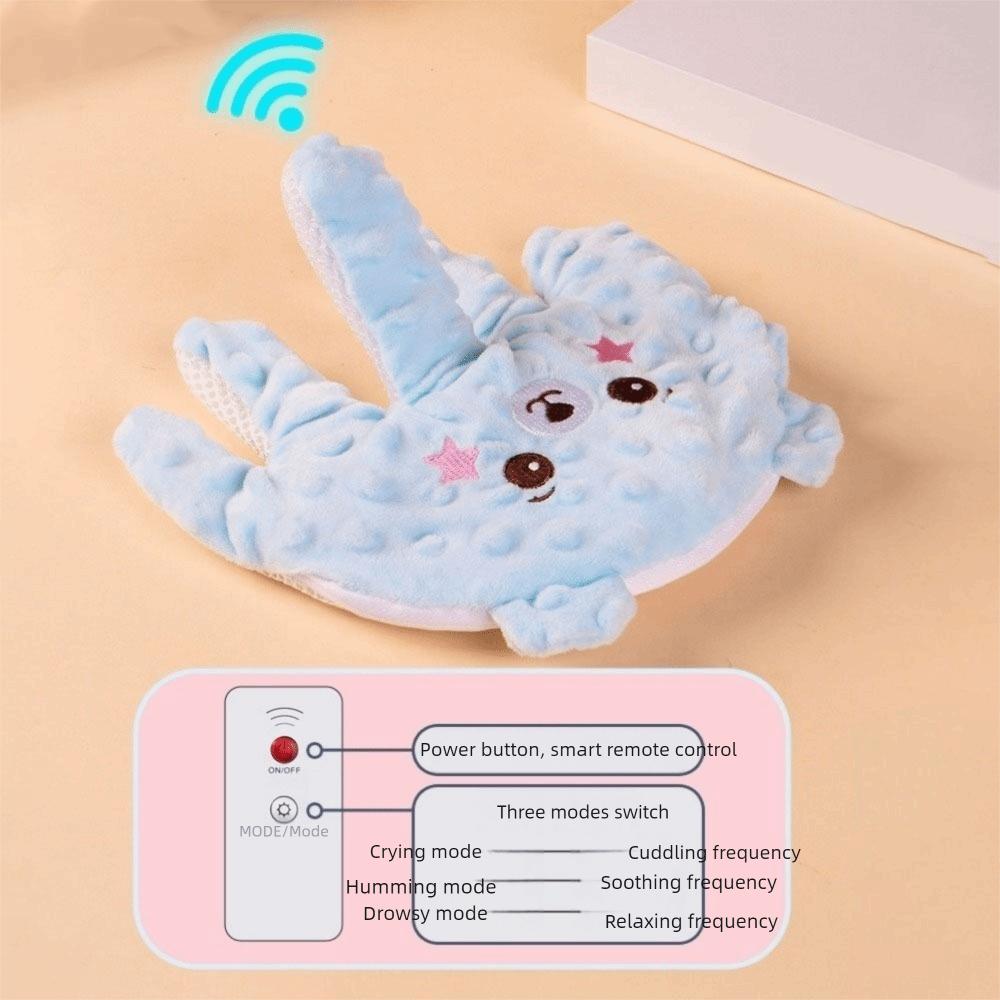 Jucărie de somn cu bătăi blânde pentru calmarea bebelușului cu telecomandă, pernă de somn reglabilă pentru nou-născut pentru somnul copilului mic