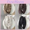 Nylon Cargo Pants For Women With Elastic Waist And Casual Style For Autumn Winter Wear