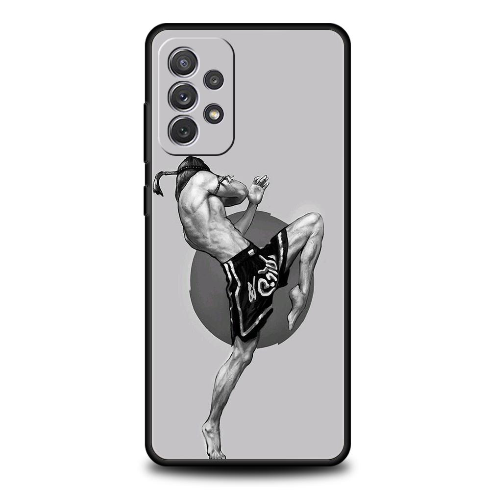 Muay Thai Boxhandschuhe Handyhülle Für Samsung Galaxy A15 A13 A35 A55 A51 A71 A41 A31 A21S A03S A05 A23 A25 A33 A53 A73 5G Hülle