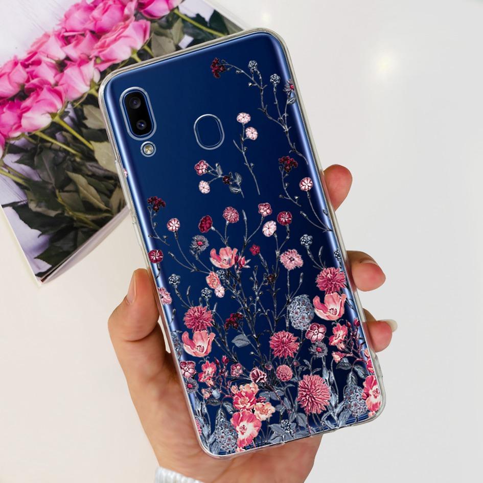 For Samsung Galaxy A20 Case A205 SM-A205F Silicone Cover Cute Astronaut Soft Phone Cases For Samsung A20e A202F A30 A305F Bumper