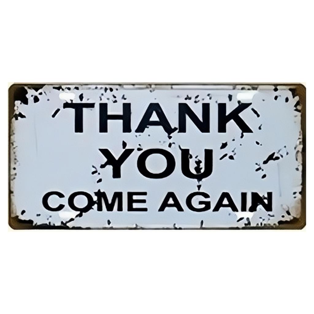 Toile Smile Welcome WIFI License Plate Store Wall Decor Restrooms Tin Sign Vintage Road Guide Metal Sign Plaques Poster