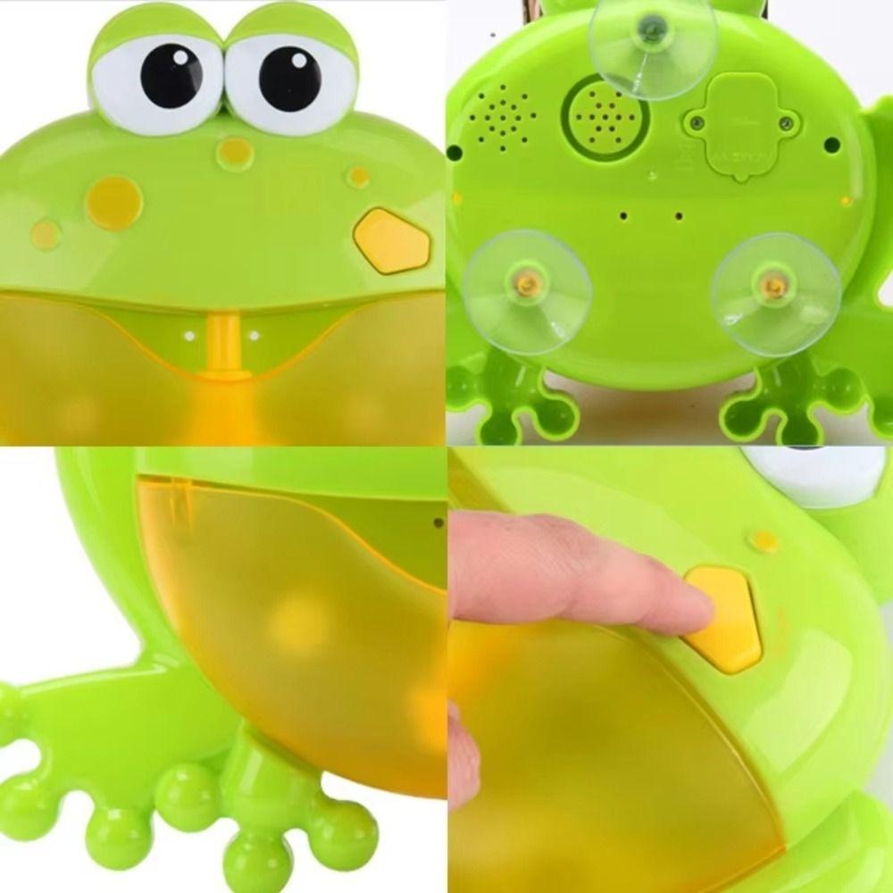 Multipurpose Frog Crab Bubble Machine Plastics Musical Bubble Maker  Hand-eye Coordination