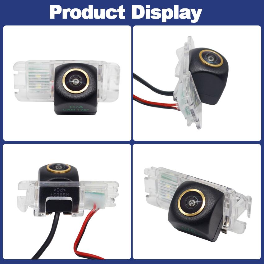 Rear View Camera For Ford Focus 2 MK2 Hatchback  2004~2012 CCD Night Vision Reverse Backup Parking Camera Golden Fisheye Lens