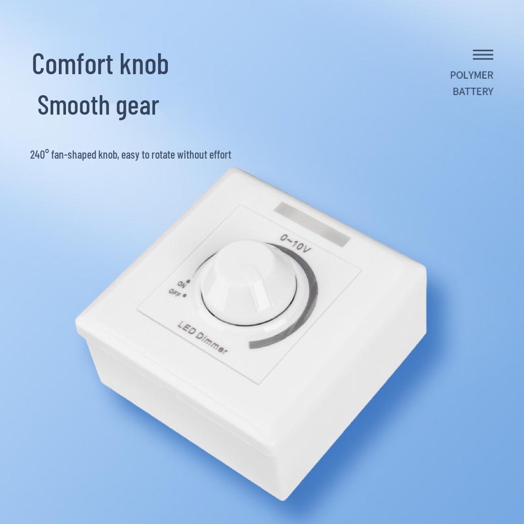 0-10V Stepless Dimmer for Single Color LEDs with Stable, Flicker-Free Operation