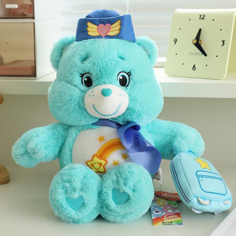 Love Bear Doll Aviation Series Plush Toy Rainbow Bear Doll Gift