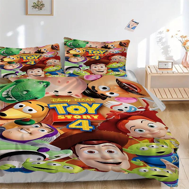 Toy Story Adventure Begins Print 3Pcs Bedding Setduvet Cover With 2 Bedropillowcase Home Birthday Gift