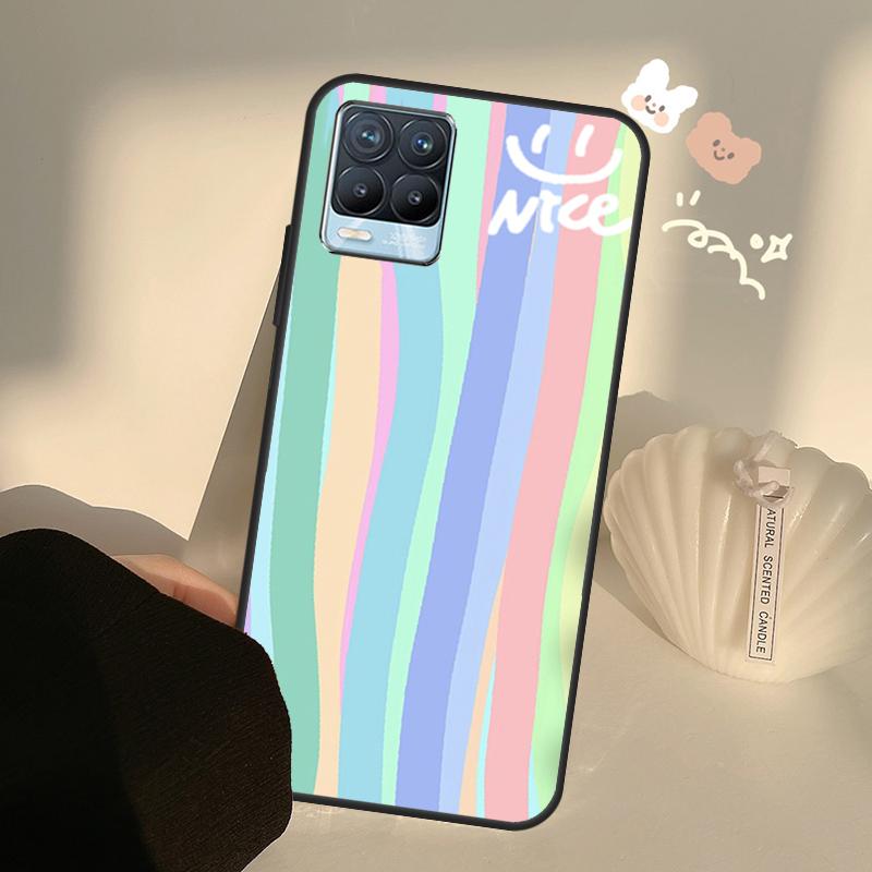 Rainbow Cute Cartoon Case For Realme GT7 Pro GT6 C65 C67 C61 C53 C55 C51 C25 C63 C71 C75 11 12 13 14 15 Pro Plus