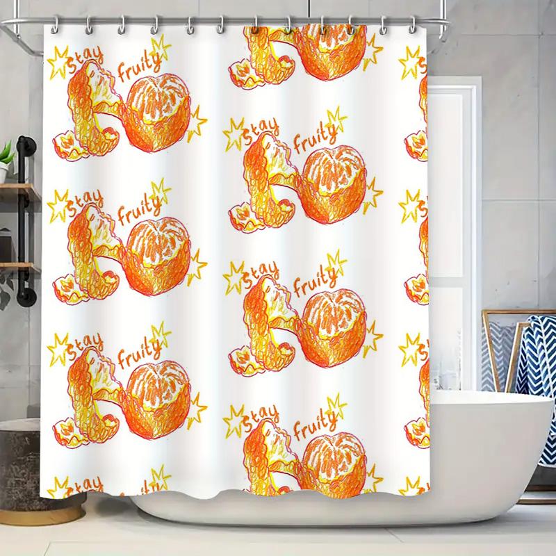 

Shower Curtain Botanical Floral Vintage Farmhouse Rustic Bathroom Decor Washable Waterproof Home Textile For W60H190(CM)-1 Pcs