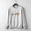 Funny Christmas Sweatshirt Reindeer Pole Dance Holiday Sleigh Christmas Pullover Pole Dance Wear Gift for Dancer Christmas Gift