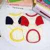 Spring and Summer New Pet Clothes Pet Clothes Teddy Home Clothes Hit Sleeve T-shirt Dog Clothes