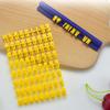 Alphabet Tonstempel Set DIY Backwerkzeuge für Kekse Fondant Keramik 26 Buchstaben Symbole Zahlen Prägestempel Kreatives Bastelset