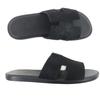 Pristine HERMES Sandals Izmir black Harako mens 41 Used