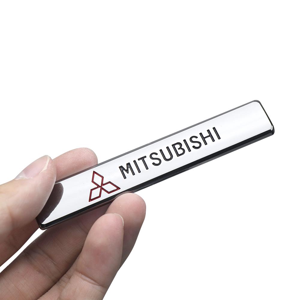 

3D Metal Strip Sticker Car Body Decoration Sticker For Mitsubishi Ralliart Lancer EX Outlander 3 Xl l200 Pajero ASX Accessories 1PC