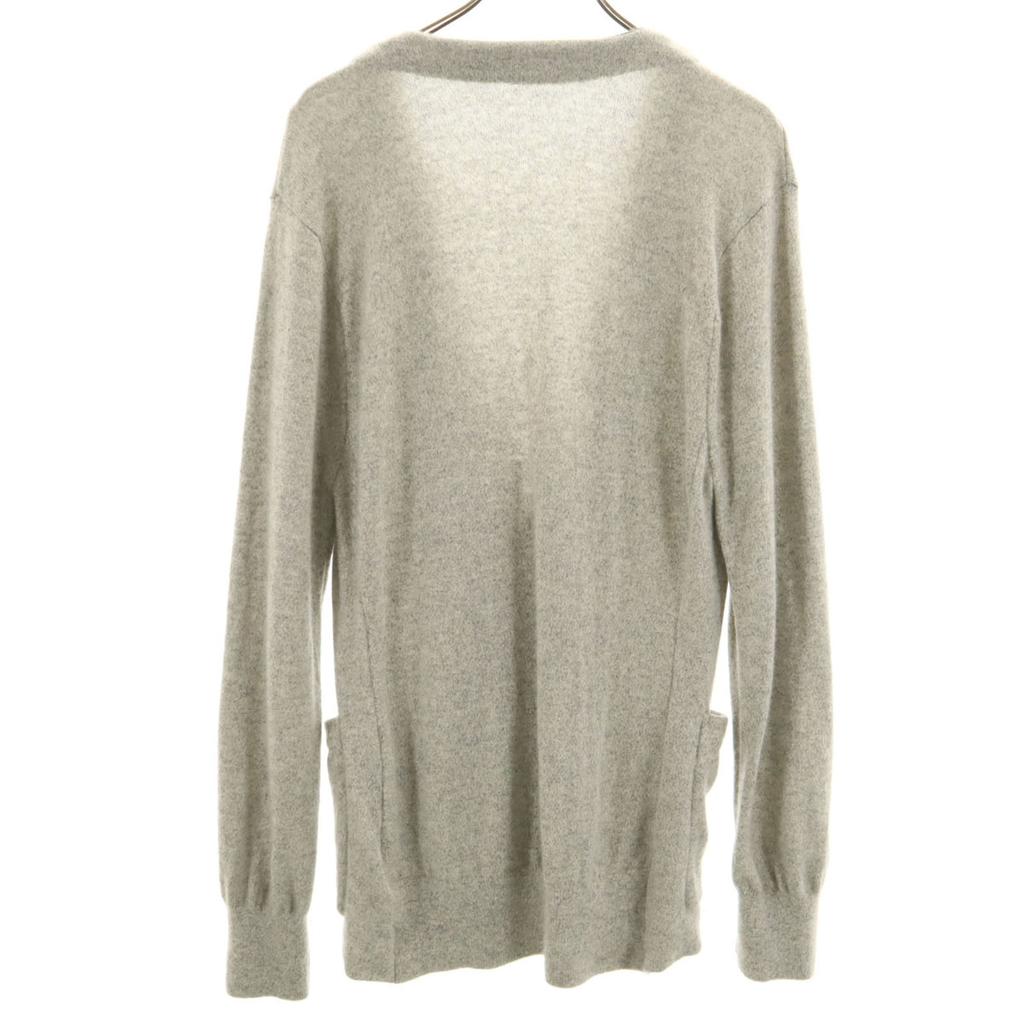 mila schon Made in Japan 100% cashmere Long sleeve knit cardigan 48 gray Men's Used