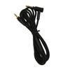 Replacement Earphone Cable OFC 90 Degree Right Angle Plug Upgrade Earphone Wire with Mic for Sennheiser Headphones 4.9ft