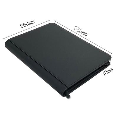 Waterproof 9-Pocket Trading Card Album Folder Side Loading Pocket Binder Leather Small Coins Collection Book Durable