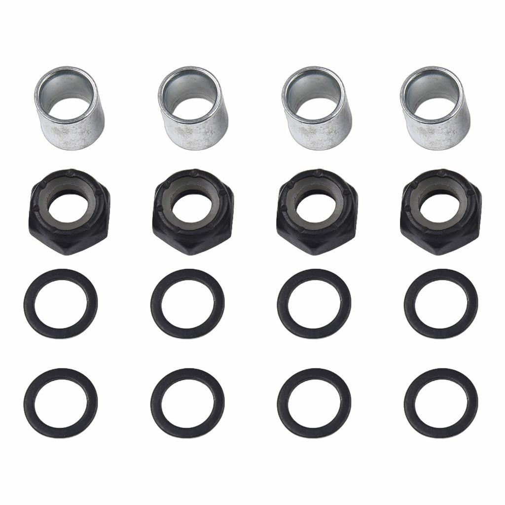 High Quality Skateboard Bearing Washer Nut Set Reduces Bearing And Nut Friction