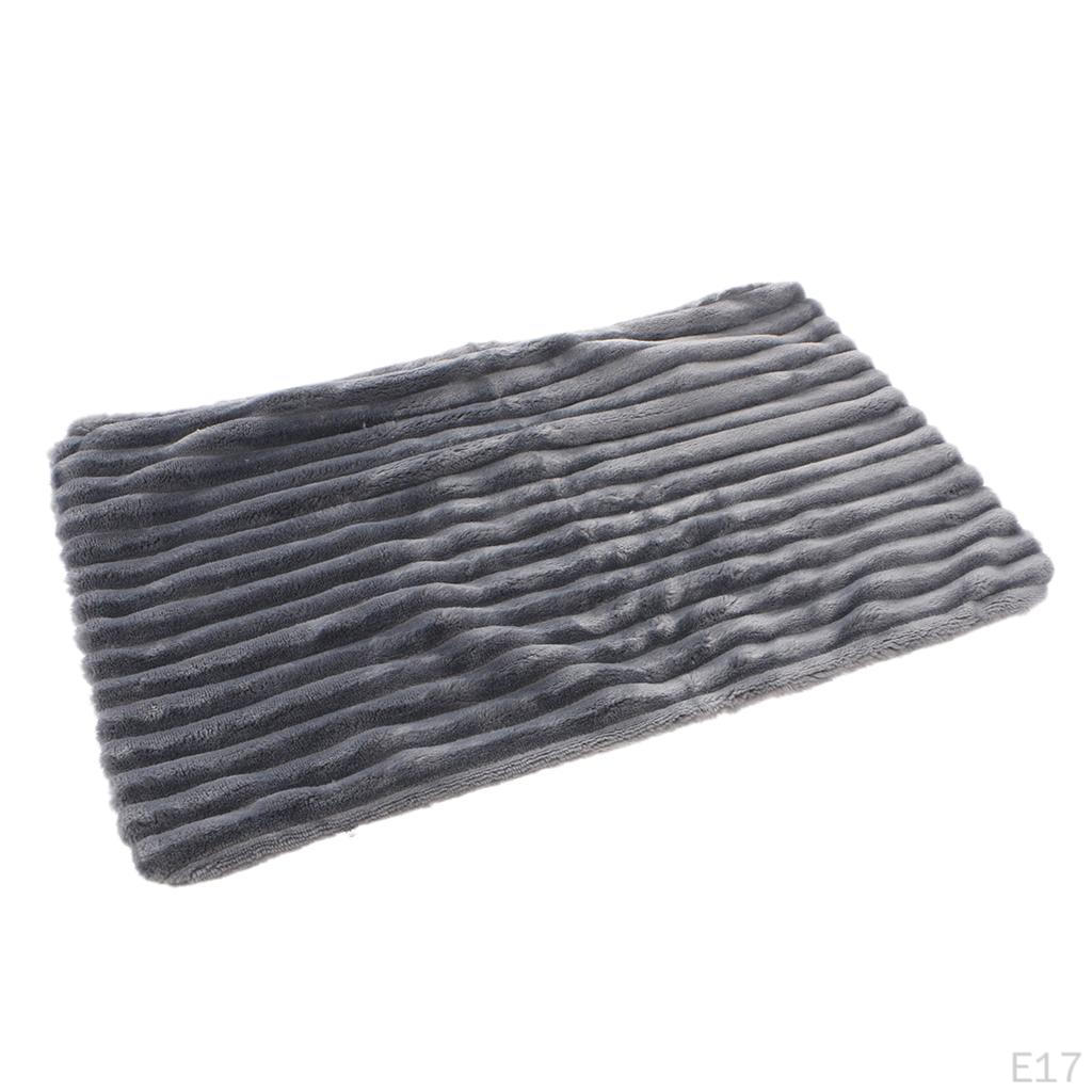 Striped Flannel Throw Pillow Case Cushion Cover Bedroom W/Zipper