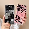 Case For Realme C61 C63 Cute Girl Phone Covers For Realme C 61 Camera Protection Liquid Silicone Anti Drop Soft Back Cover Capa