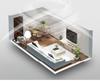 Hot Wheels Ultra-Thin Silent Ceiling Fan Light with Invisible Chandelier for Living Room & Bedroom