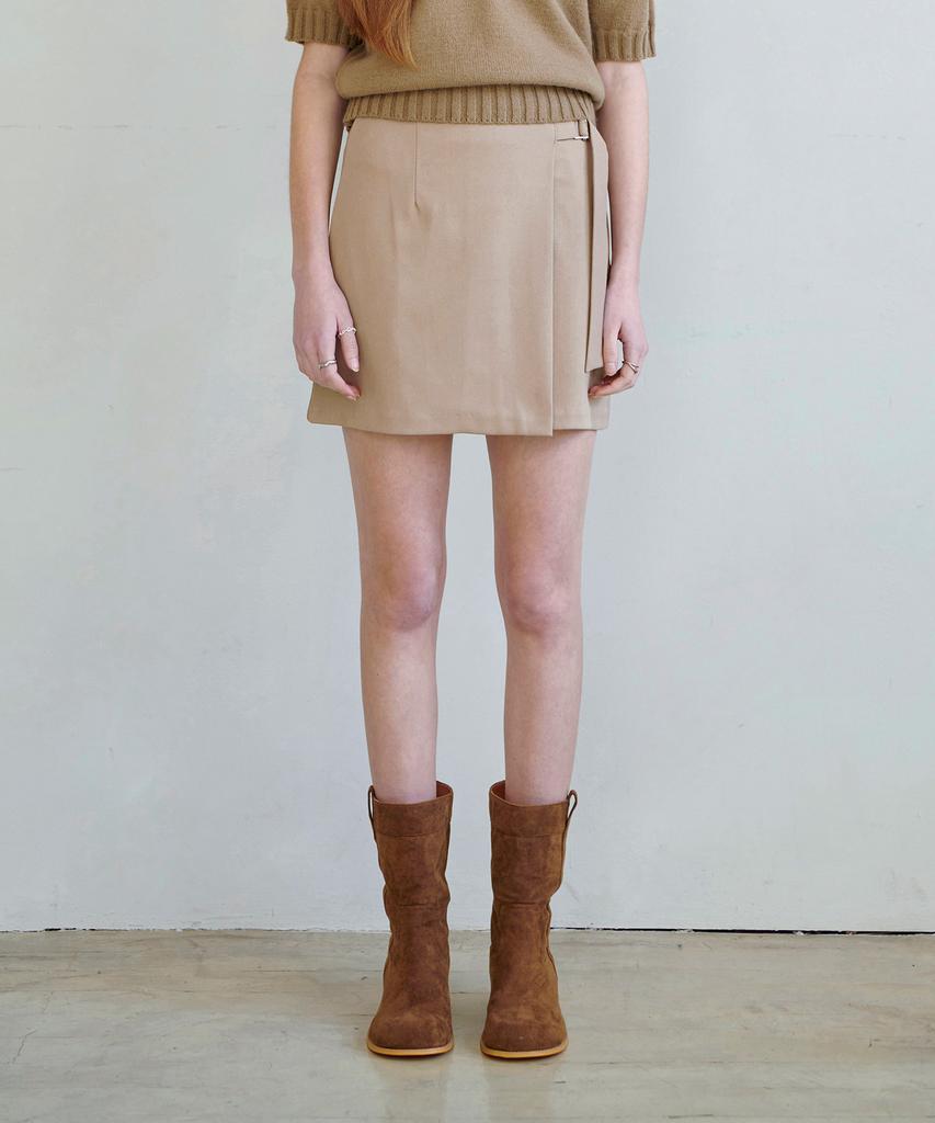 Pandora Fit Amanda Buckle Wrap Mini Skirt