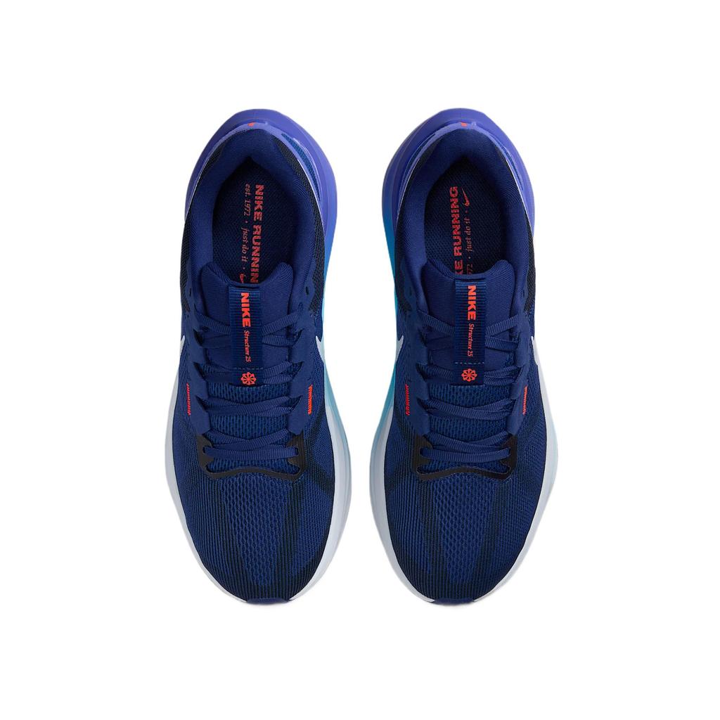 Nike Zoom Structure 25 Low Top Running Shoes Men's Dark Blue Sneakers casual DJ7883-017