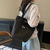 Canvas bag women's large-capacity new literary and artistic shoulder bag college students commuting tote bag