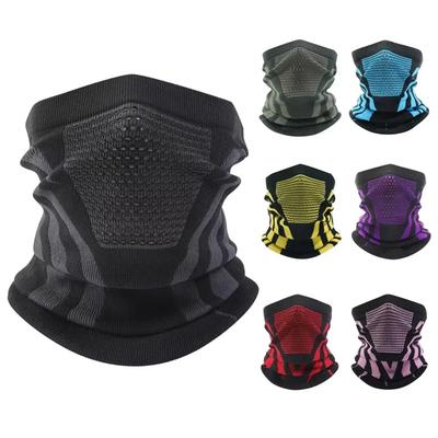 Hommes Femmes Bandana Sports d'Hiver Course à Pied Chauffe-Cou Thermique Ski Randonnée Cyclisme Snowboard Écharpe Coupe-Vent Coiffure Masque Facial