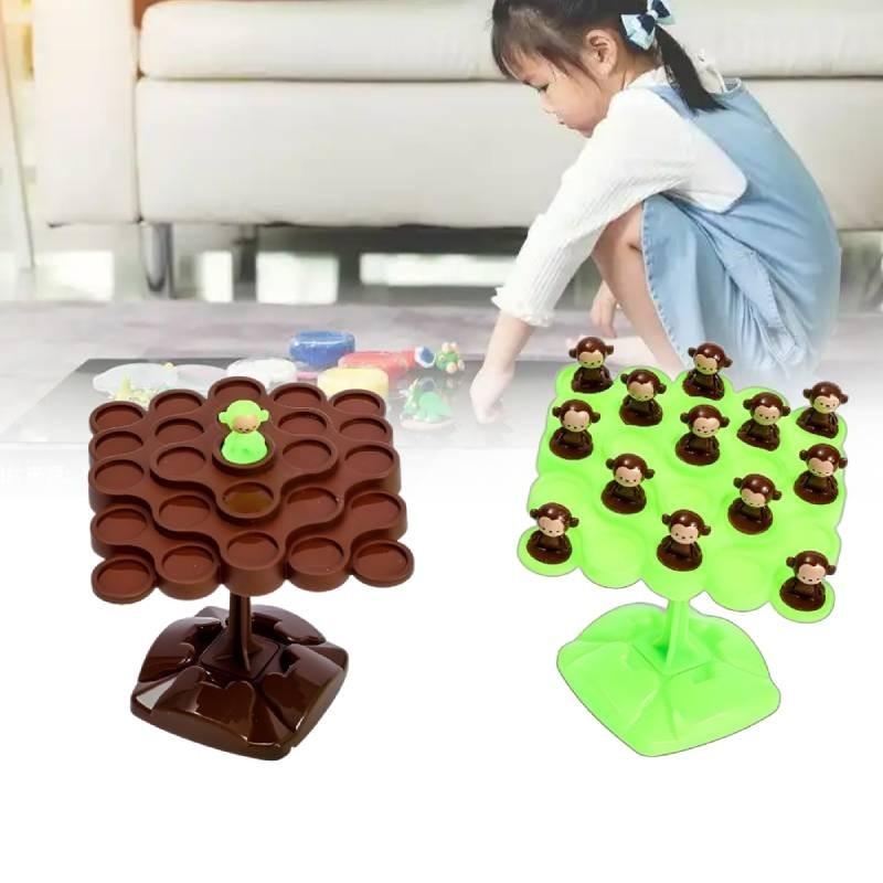 Engaging Monkey Balance Tree Two Person Interactive Balance Game Toy For Kids