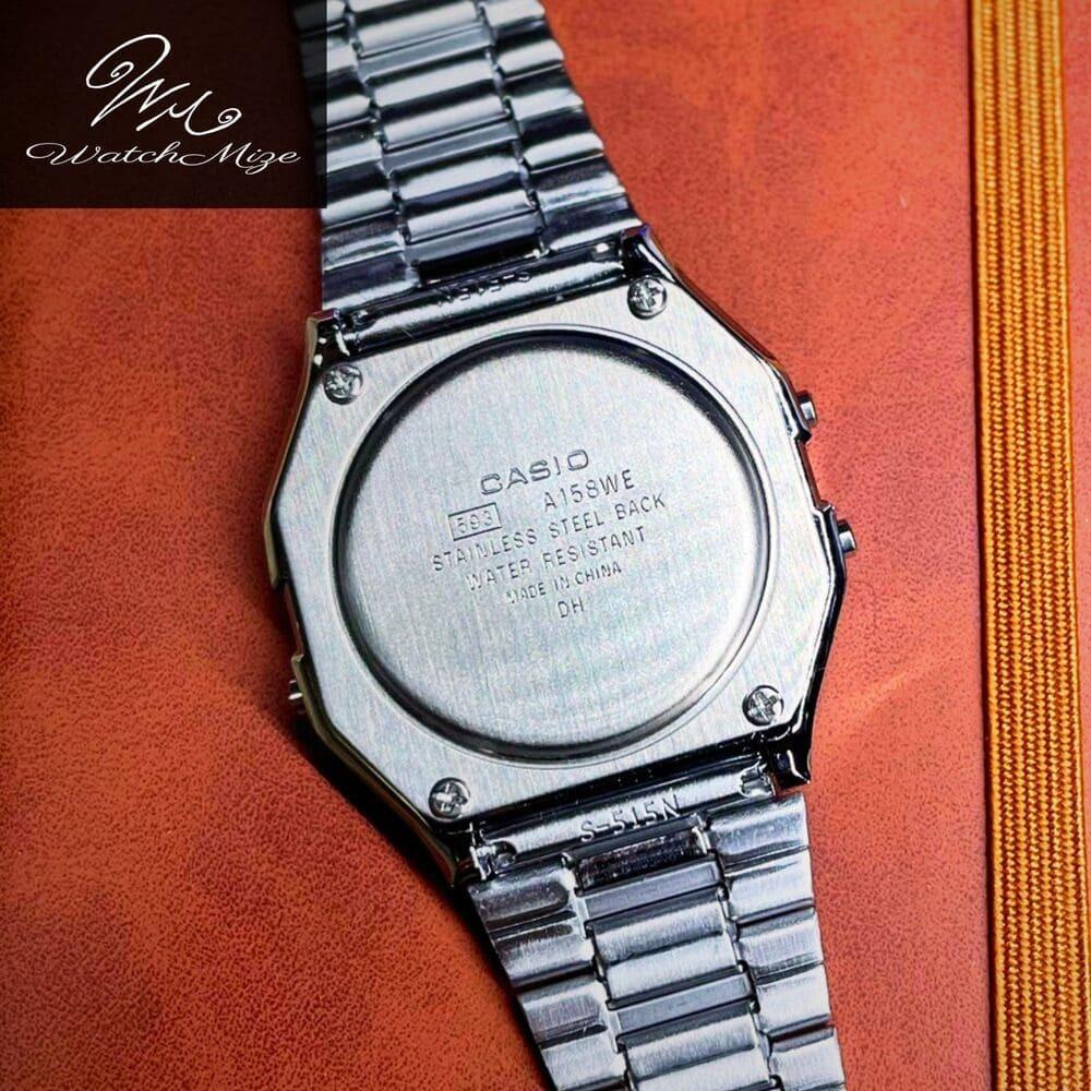 Base Pink LED Model Custom LED Custom A158WEA-2JF (CASIO Base) Watch