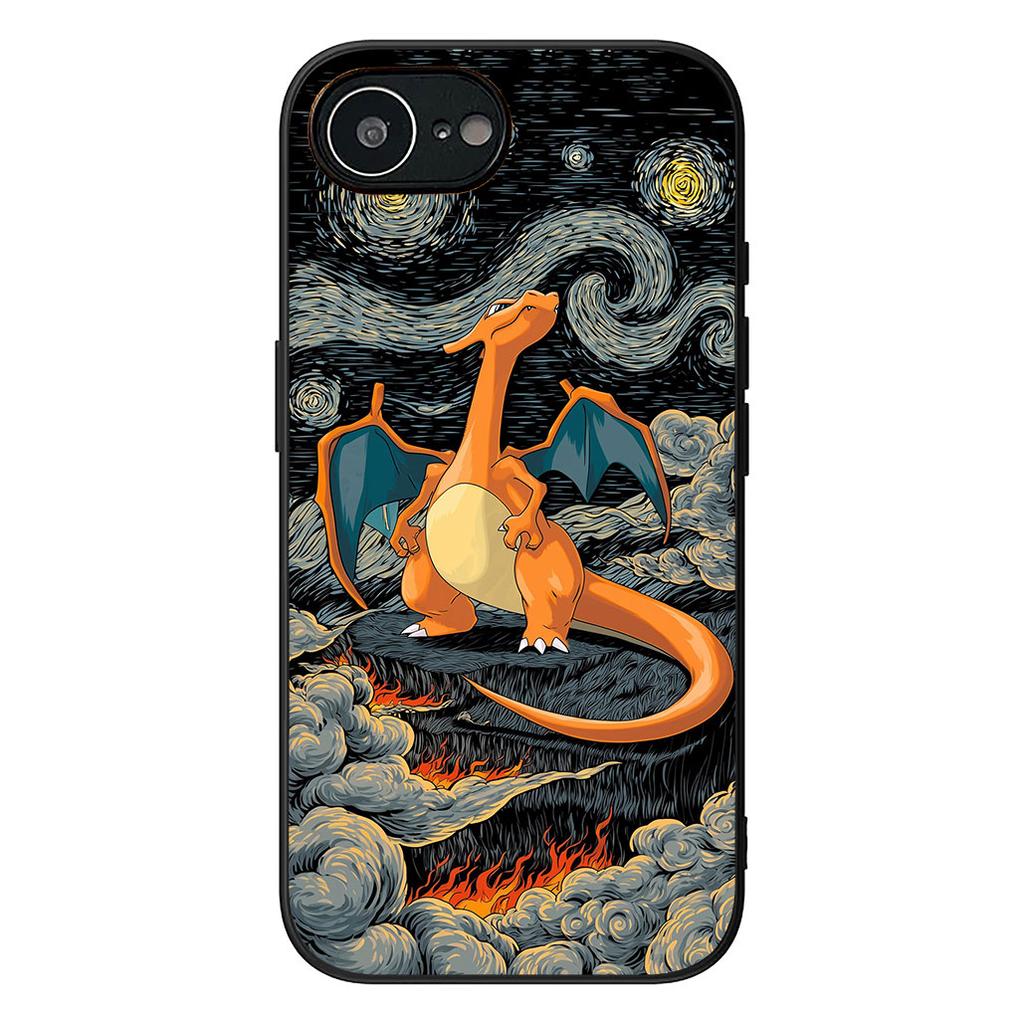 Charmander P-Pikachus Bulbasaur P-Pokemons for Apple iPhone 12 13 Mini XS 11 Pro Max 7 8 Plus XR SE 2022 SE3 + 8+ Phone Case
