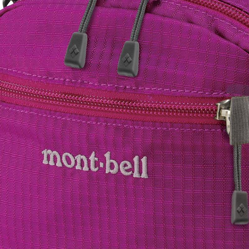 MONTBELL 1L Trendy casual versatile sports outdoor bag nylon dark fuchsia unisex for men and women