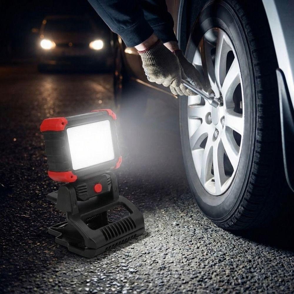Super Bright LED Work Light Waterproof Cordless Rechargeable Work Light 3 Light Modes 180° Rotation Portable Work Light