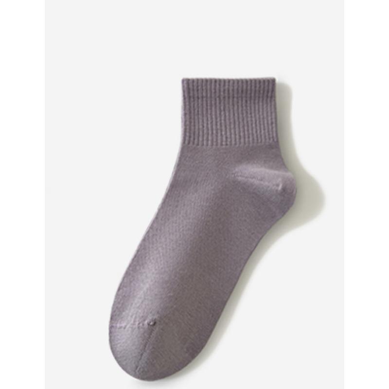 Women's Spring Antibacterial Mid-calf Socks, Versatile Macaron Boneless Socks, Trendy Socks, Skin-friendly Soft Cotton Socks