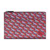 Montblanc X Maison Kitsuné Collaboration Capsule Collection All Over Print Leather Clutch Men clutch Orange 129016
