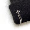 OTHER-worldly Ribbon Chain Angora Beanie [Black]
