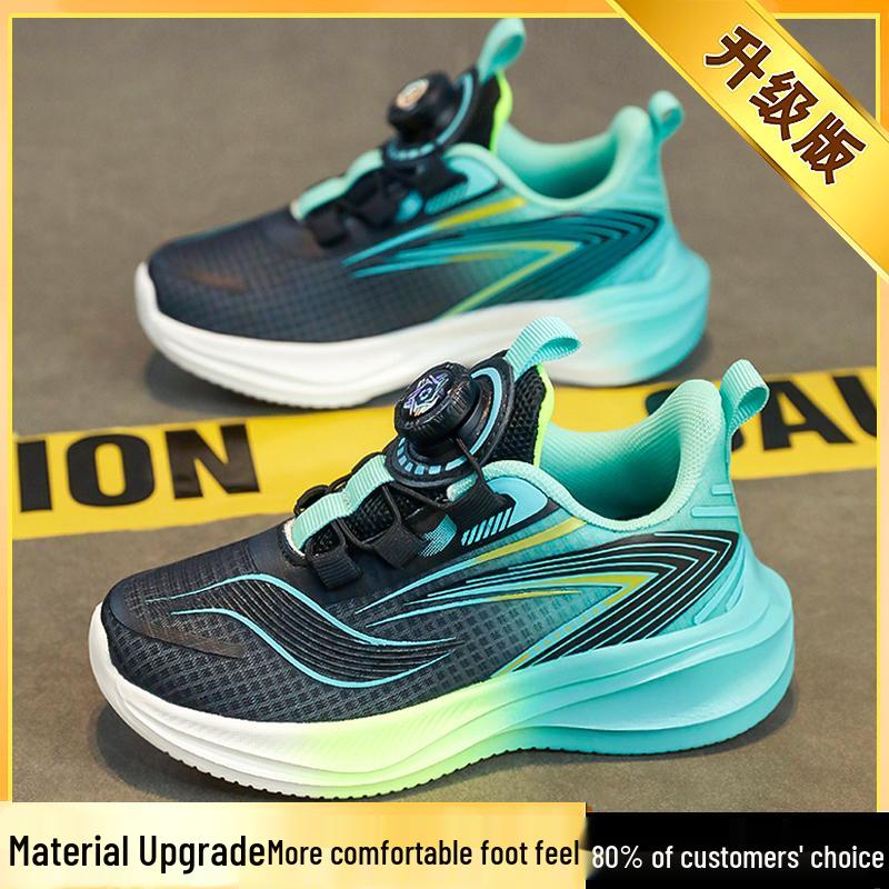 2025 New Autumn Breathable Boys' Basketball Mesh Shoes - Lightweight & Durable for Sports & Running