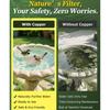 Triple-Point Support Mellbree Bird Bath Copper Disk 99.99% Pure Copper Physical Safe Clean Bird Bath Copper Disk