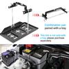 Universal Adjustable Battery Hold Down Crossbar 270mm For Car SUV Truck RV J Bolt Corrosion Resistant Battery Holder 12V