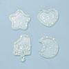 5/10Pcs Plastic Seal Film Resin Clear Protective Sheet for Animal Silicone Shaker Models DIY Jewelry Making Pendant