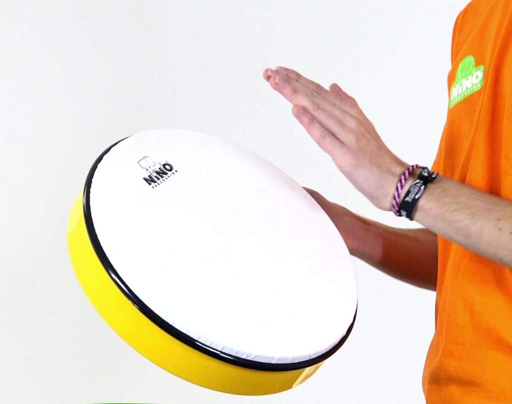 NINO ABS Handtrommel Größe L gelb NINO6Y []