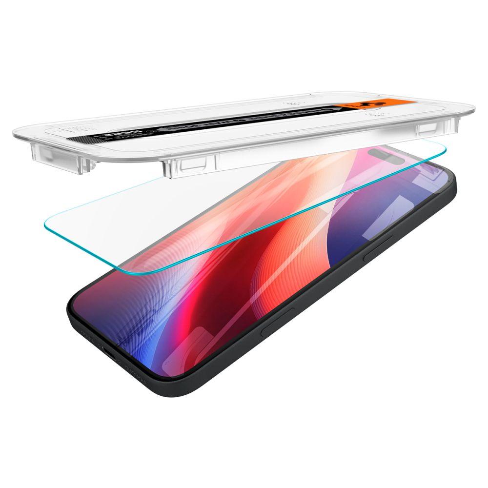 Szkło Hartowane Spigen Glas.tr Ez Fit Iphone 15 / 16 Clear